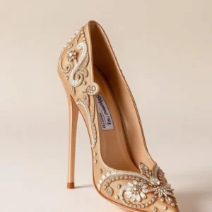 Champagne Crystal Stilettos